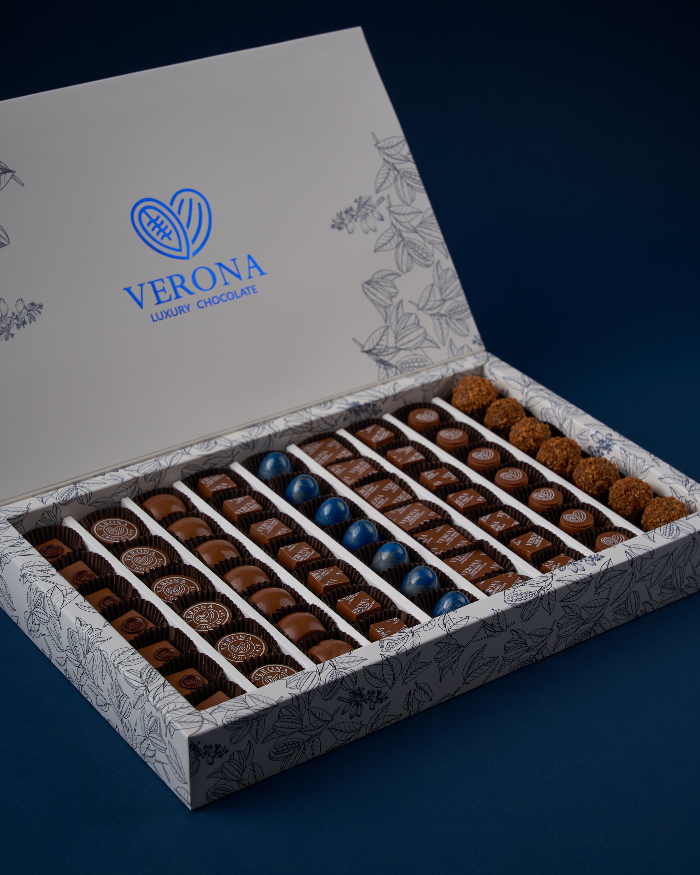 بوكس الجوكلت بحشوات متنوعة (C1)